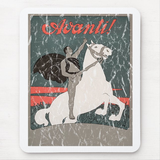 Avanti - distressed mouse mat (Front)