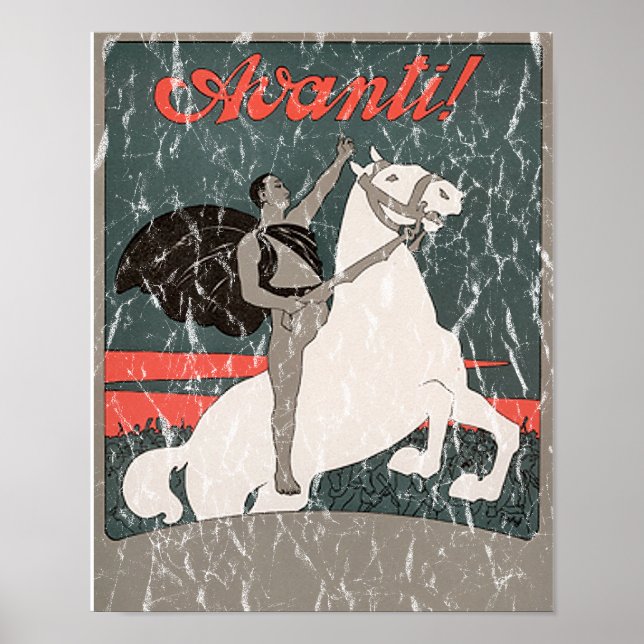 Avanti - distressed poster (Front)