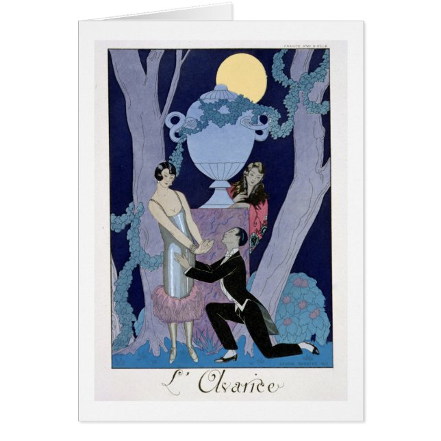 Avarice, 1924 (pochoir print) (Front)