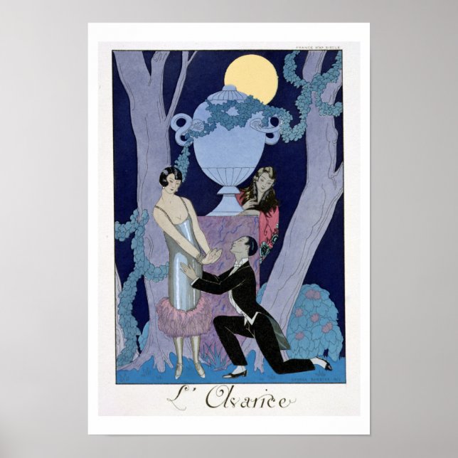 Avarice, 1924 (pochoir print) poster (Front)