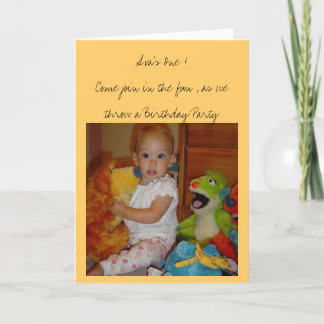 Ava's 1st Birthday Invitation