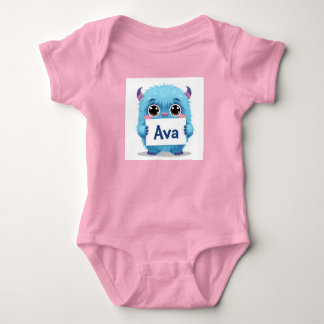 Ava's Blue Buddy Baby Bodysuit