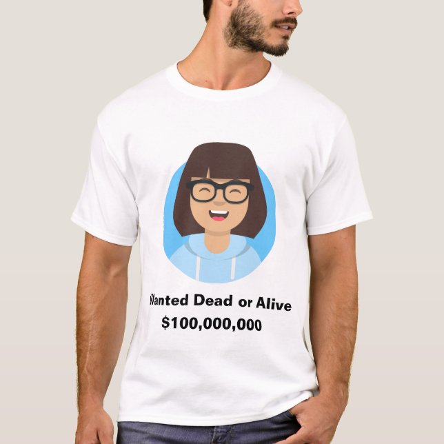 Avataaars Personal Wanted Men's T-Shirt (Front)