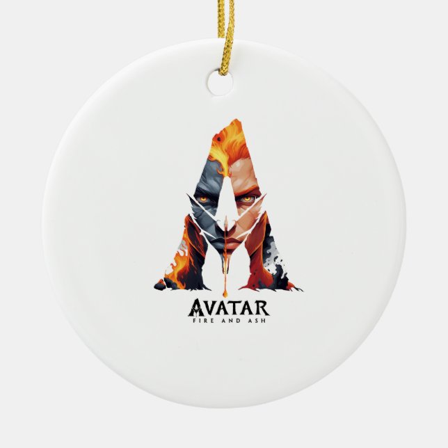 Avatar: Fire and Ash Ceramic Tree Decoration (Front)