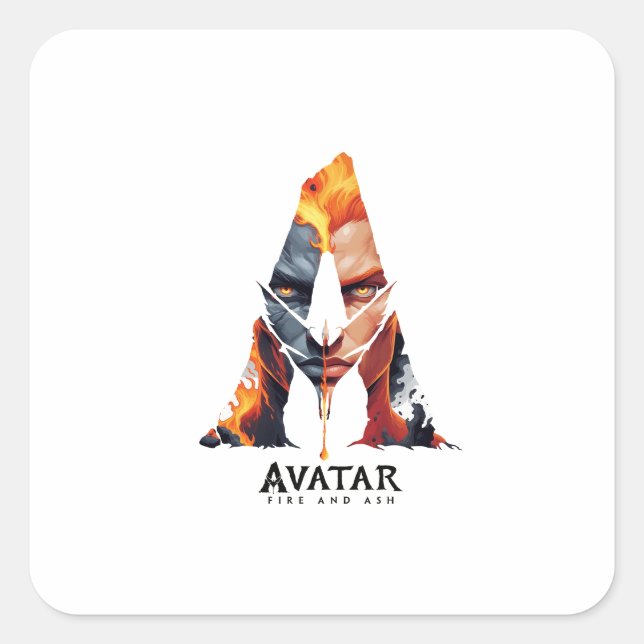 Avatar: Fire and Ash Square Sticker (Front)