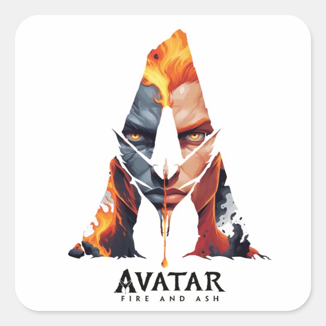 Avatar: Fire and Ash Square Sticker (Front)