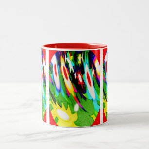 Avatar shooting stars Two-Tone coffee mug
