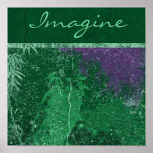 Avatar Toxic Green "Imagine" Canvas Print