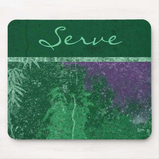 Avatar Toxic Green "Serve" Mouse Pad (Front)