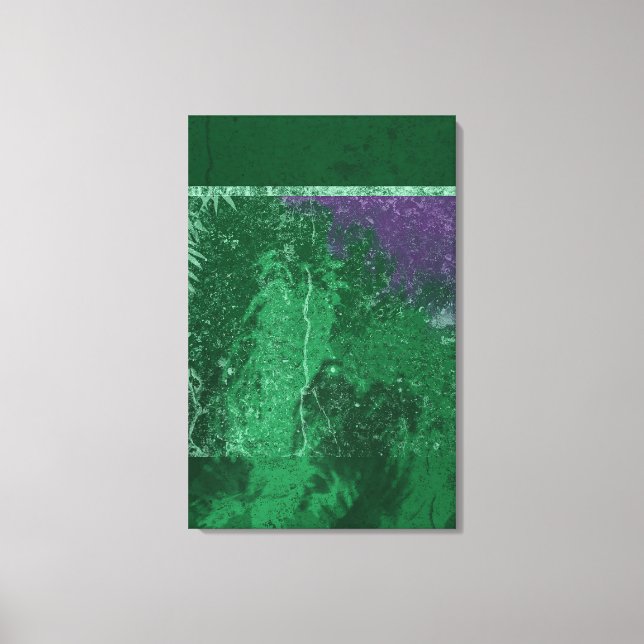 Avatar Toxic Green Wrapped Canvas Print (Front)