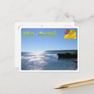 Avatele - Niue - Panorama - Postcard