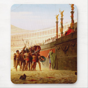 Ave Caesar by Jean-Leon Gerome Mouse Mat
