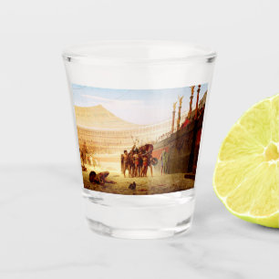 Ave Caesar by Jean-Leon Gerome Shot Glass