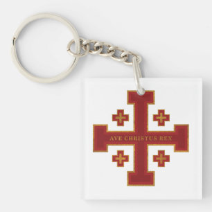Ave Christus Rex Key Ring