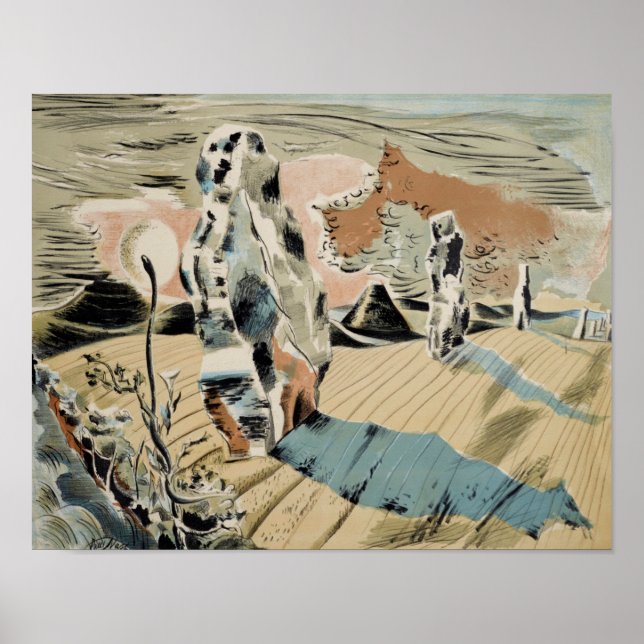 Avebury (1937) by Paul Nash Poster (Front)