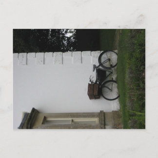 Avebury bicycle - postcard