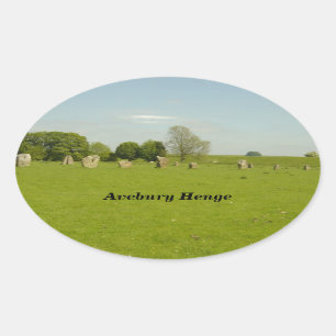 Avebury Henge - UK Oval Sticker
