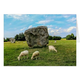 Avebury Stone Circle Card