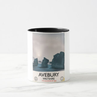Avebury, Wiltshire Stone circle vintage travel. Mug