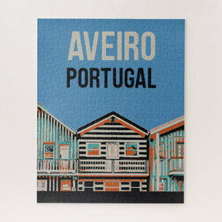 Aveiro gift Portugal, Portugalia houses Jigsaw Puzzle