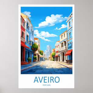 Aveiro Park Vintage Poster Ski National Travel