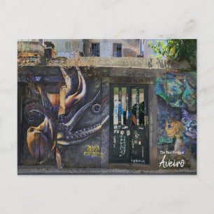 Aveiro Street Art Portugal Postcard