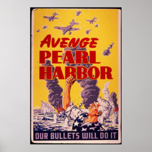 Avenge Pearl Harbour Poster