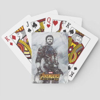 Avengers: Infinity War | Captain America Dry Brush Playing Cards