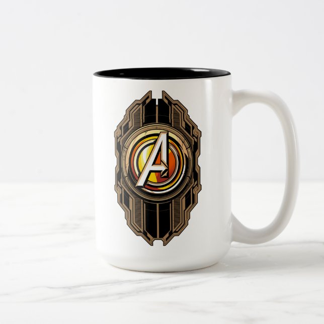 Avengers: Infinity War | High Tech Avengers Icon Two-Tone Coffee Mug (Right)