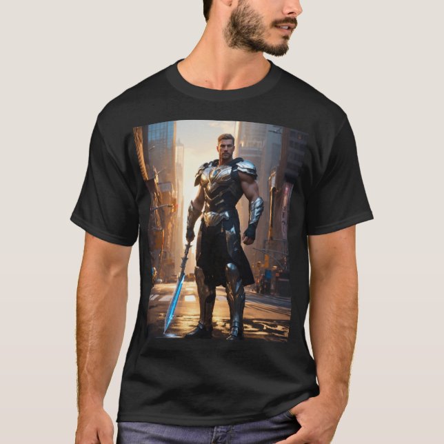 Avengers unite: Epic City Defence  T-Shirt (Front)