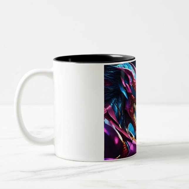 Avengers vs. Demons: Epic Battle in the Underworld Two-Tone Coffee Mug (Left)