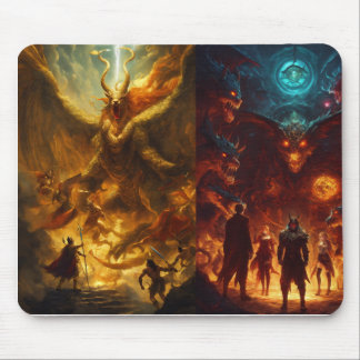 Avengers vs. Dragons T-Shirt – Mystical Battle Rea Mouse Mat