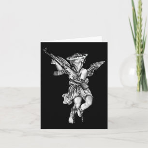 Avenging Angel Sinner Chicano Tattoo  Card
