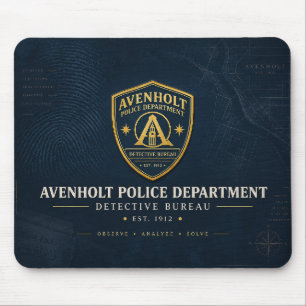 Avenholt Police Detective Bureau Mouse Pad