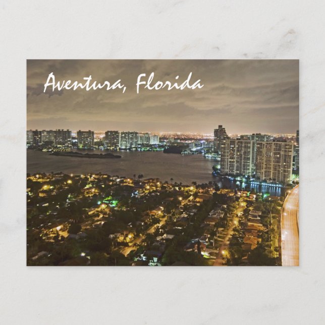 Aventura, Florida, U.S.A. Postcard (Front)