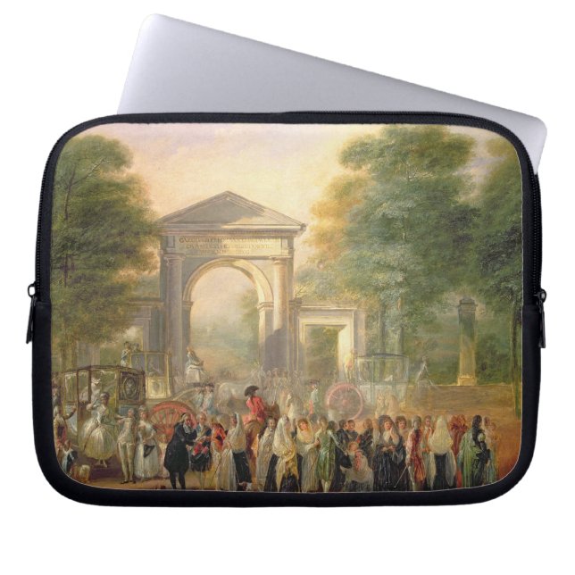 Avenue before the Botanical Gardens in Madrid, 178 Laptop Sleeve (Front)