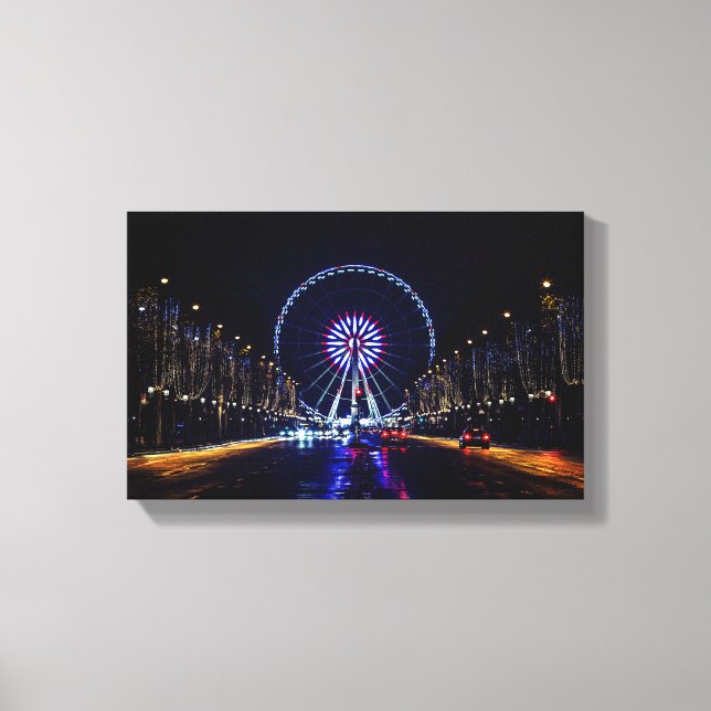 Avenue Champs-Elysees Canvas Print (Front)