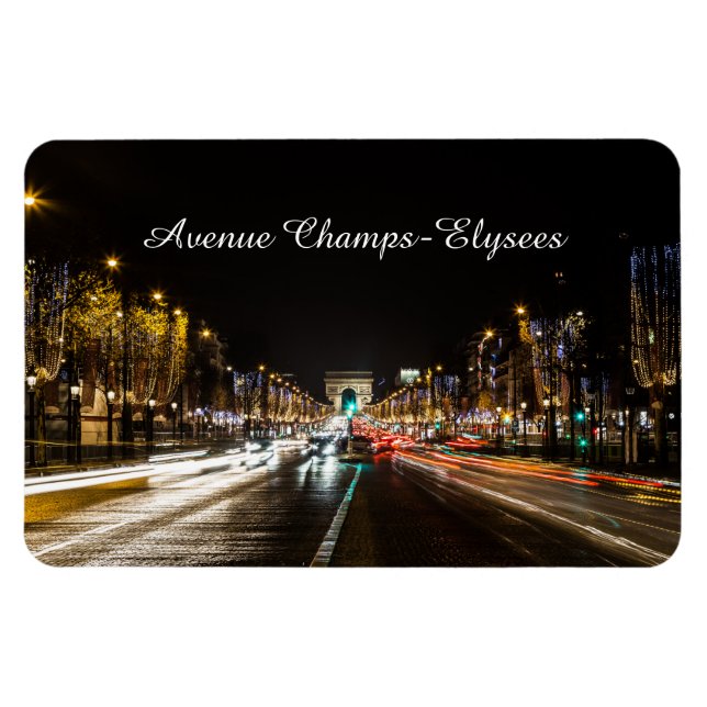 Avenue Champs-Elysees  Magnet (Horizontal)