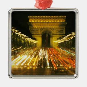 Avenue des Champs-Elysees, Arch of Triumph, Metal Tree Decoration