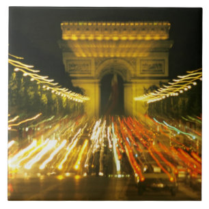 Avenue des Champs-Elysees, Arch of Triumph, Tile