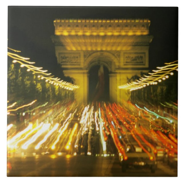 Avenue des Champs-Elysees, Arch of Triumph, Tile (Front)