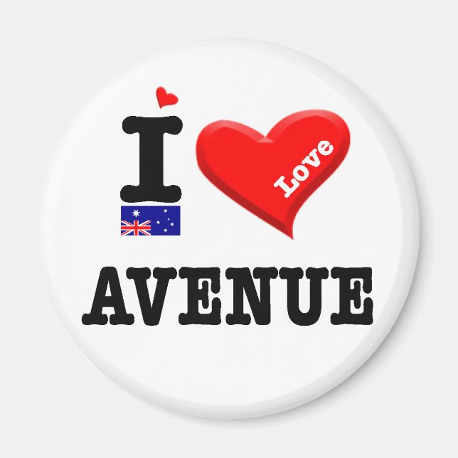AVENUE - I Love Magnet (Front)
