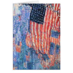 Avenue in the Rain by Frederick Childe Hassam