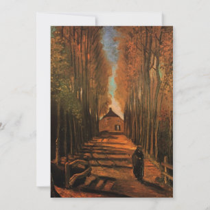 Avenue of Poplars in Autumn by Vincent van Gogh