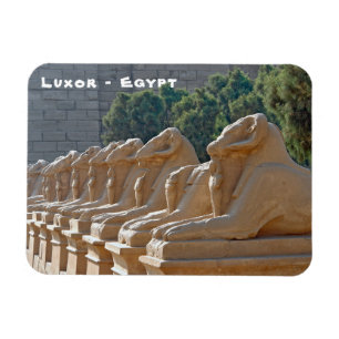 Avenue of Sphinxes in Karnak Temple - Egypt Magnet