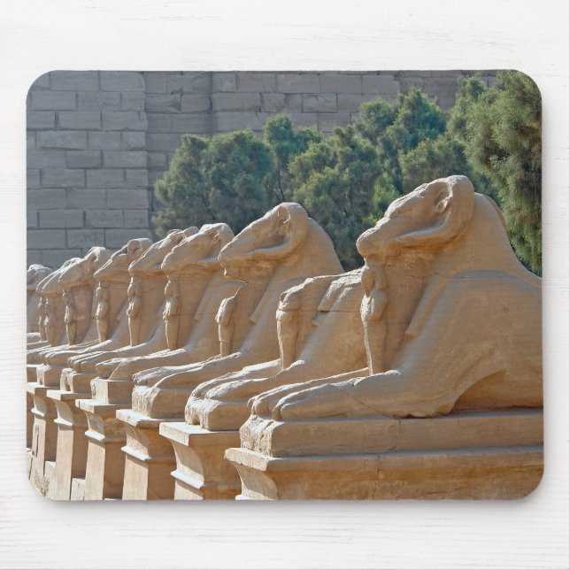 Avenue of Sphinxes in Karnak Temple - Egypt Mouse Mat (Front)
