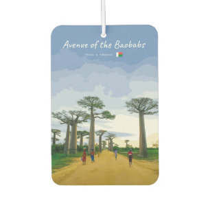 Avenue of the Baobabs, Madagascar - Landscape Car Air Freshener