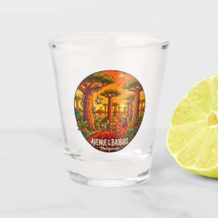 Avenue of the Baobabs Madagascar Shot Glass