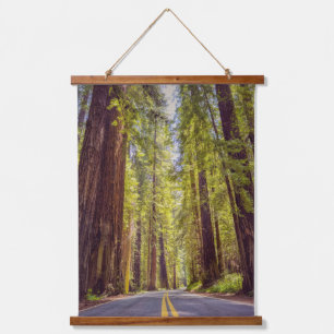 Avenue of the Giants Coastal Redwoods Hanging Tapestry