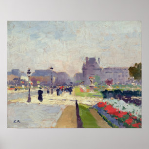Avenue Paul Deroulede, Tuileries, Paris Poster